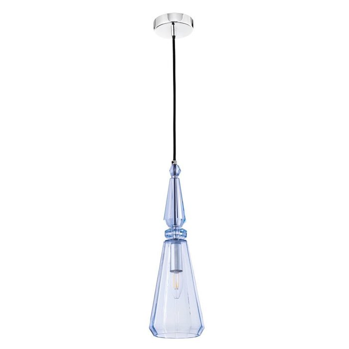 Подвесной светильник Sunshine с плафоном голубого цвета - купить Подвесные светильники по цене 8640.0