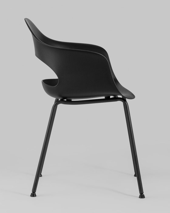Стул Lady пластик черного цвета - лучшие Обеденные стулья в INMYROOM
