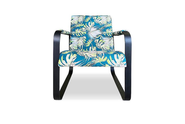 Кресло Лойт сине-зеленого цвета - купить Интерьерные кресла по цене 39585.0