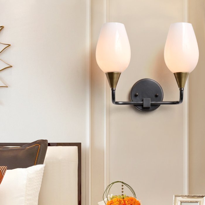 Настенный светильник Isigna со стеклянными плафонами  - лучшие Бра и настенные светильники в INMYROOM