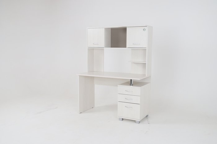 Компьютерный стол Максим-1 серо-бежевого цвета - купить Письменные столы по цене 14490.0