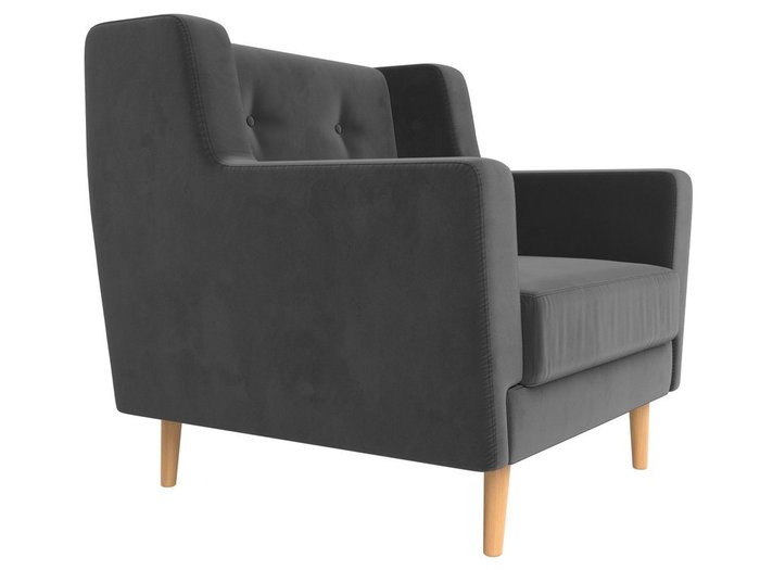 Кресло Брайтон серого цвета - лучшие Интерьерные кресла в INMYROOM