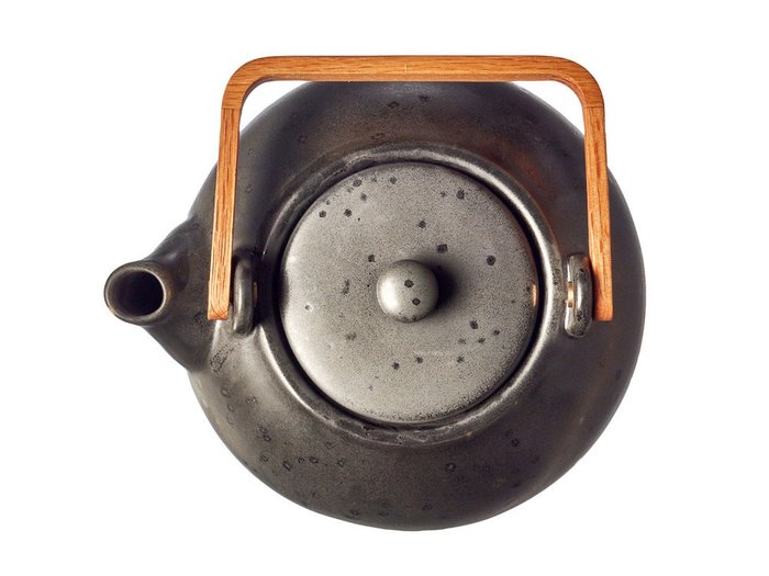 Заварочный чайник Simpl с ситечком черного цвета - лучшие Для чая и кофе в INMYROOM