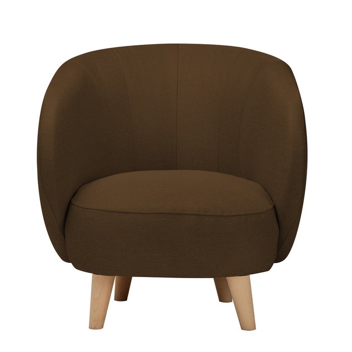 Кресло Мод коричневого цвета