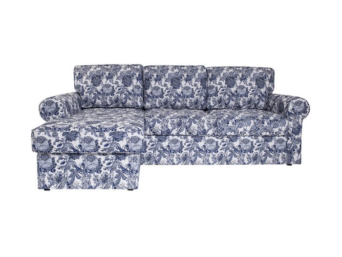 Угловой диван-кровать Murom с оттоманкой и ёмкостью для хранения