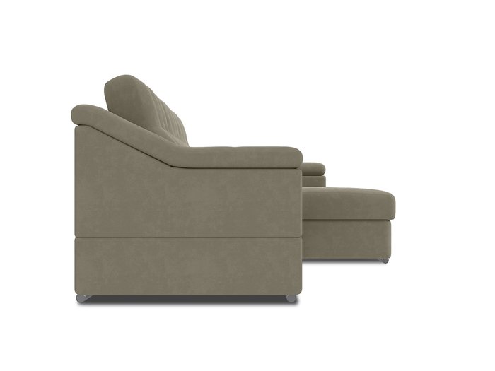 Угловой диван-кровать Liverpol бежево-серого цвета - лучшие Угловые диваны в INMYROOM