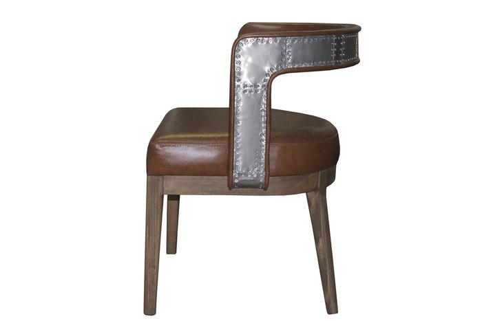 Полукресло Dire с отделкой металлом - лучшие Интерьерные кресла в INMYROOM