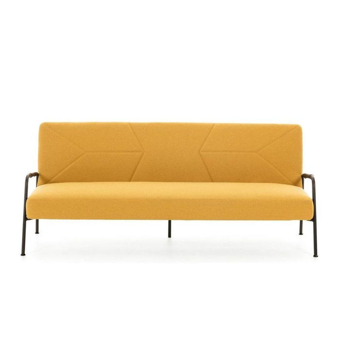 Диван-кровать Neiela желтого цвета - купить Прямые диваны по цене 69990.0