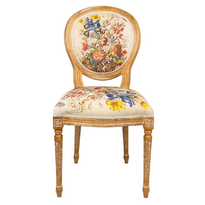 Стул 12 месяцев цветения версия Июнь бежевого цвета - купить Обеденные стулья по цене 32000.0