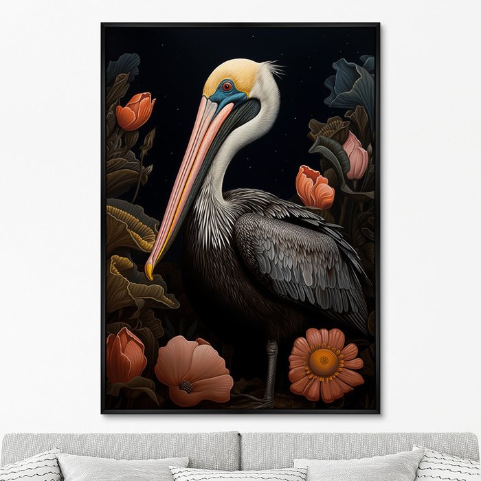 Репродукция картины Beautiful Pelicans, No 2, 2024г. - купить Картины по цене 24999.0