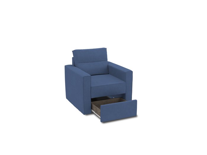 Кресло Macao синего цвета - лучшие Интерьерные кресла в INMYROOM