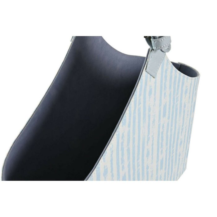 Полка для журналов 49 x 17 x 45 cm Синий Белый Средиземноморье - лучшие Газетницы в INMYROOM