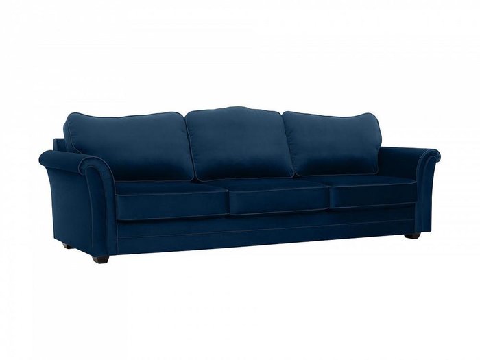 Диван трехместный Sydney темно-синего цвета - купить Прямые диваны по цене 107100.0