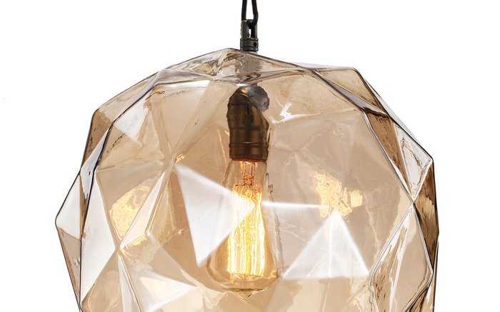 Дизайнерский подвесной светильник с плафоном из стекла  - лучшие Подвесные светильники в INMYROOM