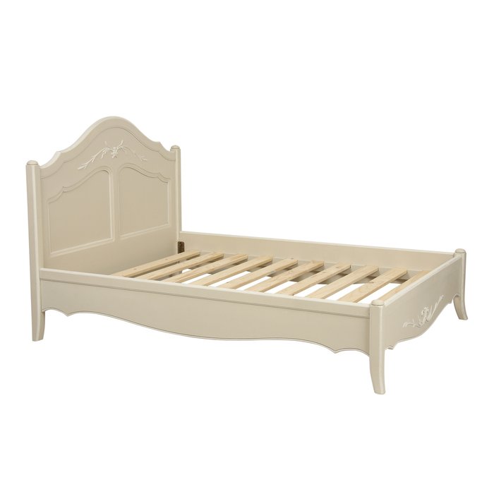Кровать Авиньон бежевого цвета 140х190   - купить Кровати для спальни по цене 122145.0
