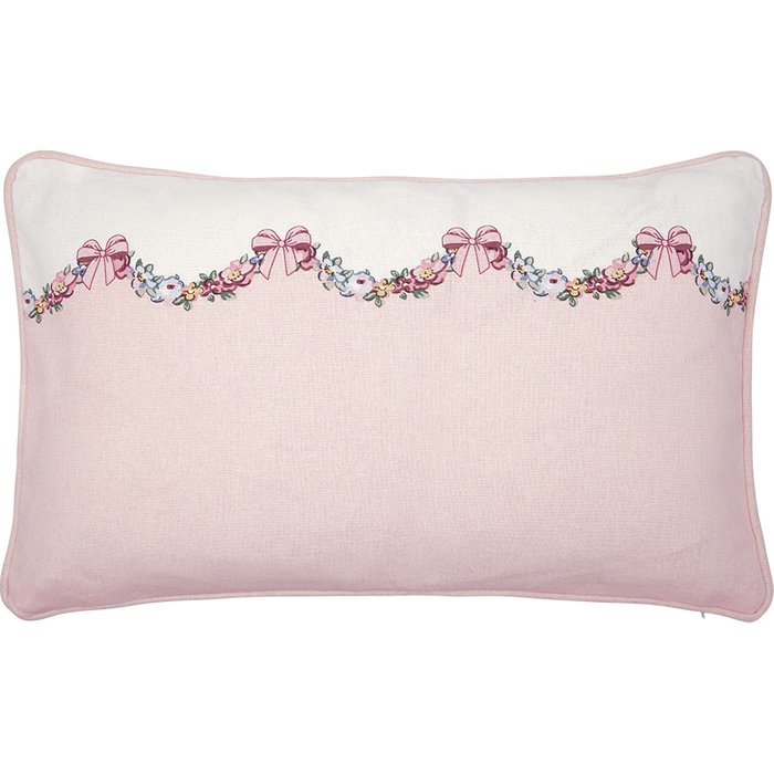 Чехол для подушки Maya pale pink из хлопка