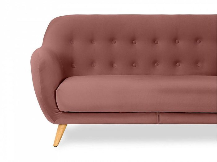 Диван Loa пыльно-розового цвета - лучшие Прямые диваны в INMYROOM
