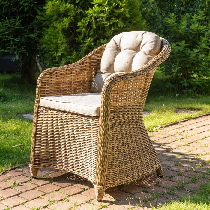 Садовое кресло Ischia пшеничного цвета - купить Садовые кресла по цене 22354.0