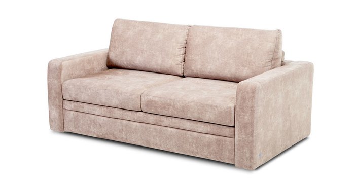 Прямой диван-кровать Бруно бежевого цвета  - купить Прямые диваны по цене 88566.0