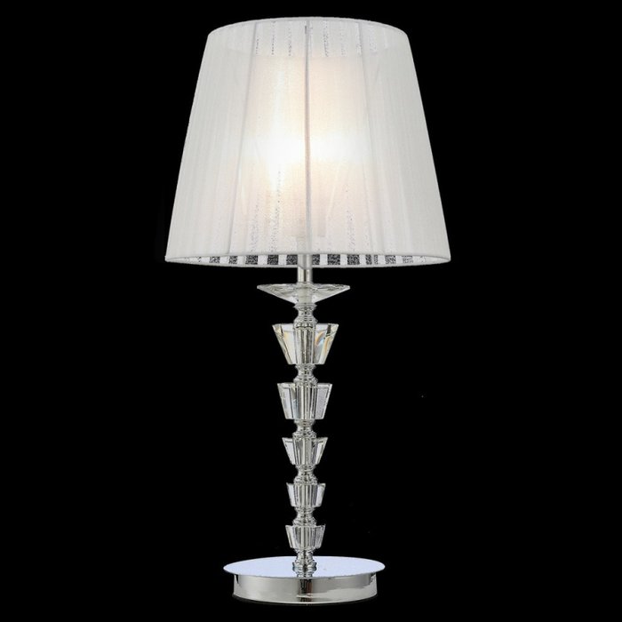 Настольная лампа IL5231-1T-27 CR (ткань, цвет белый) - купить Настольные лампы по цене 8710.0
