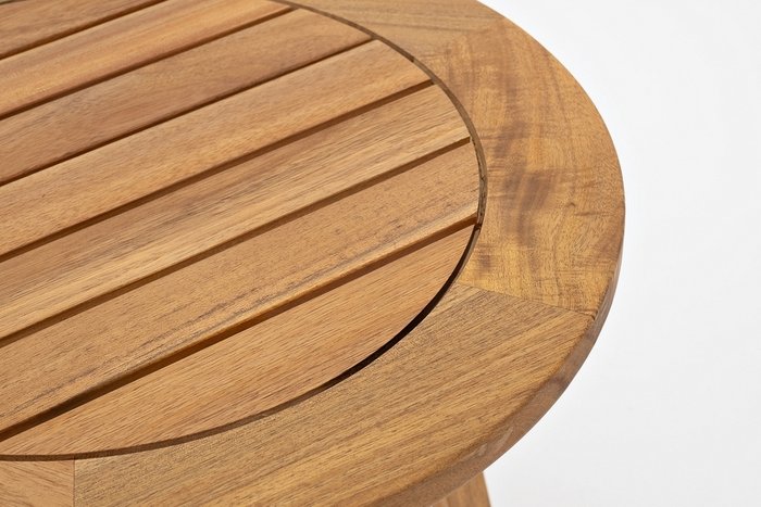 Кофейный стол Roun бежевого цвета - лучшие Садовые столы в INMYROOM Кофейный стол Roun бежевого цвета - лучшие Садовые столы в INMYROOM