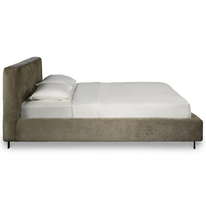 Кровать Vogue 180х200 серого цвета - купить Кровати для спальни по цене 141330.0