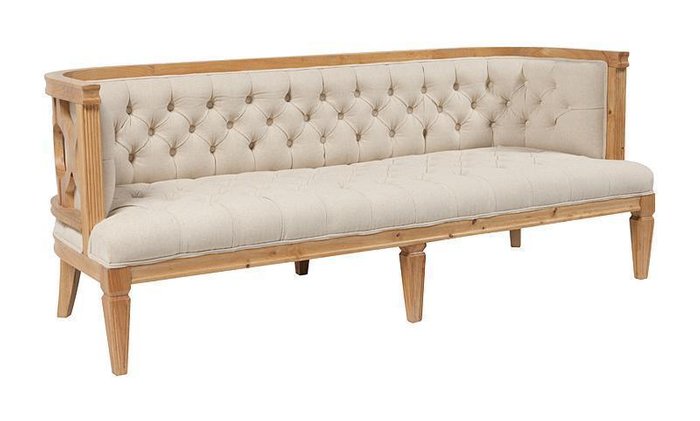 Диван Entryway Sofa с каретной стяжкой - лучшие Прямые диваны в INMYROOM