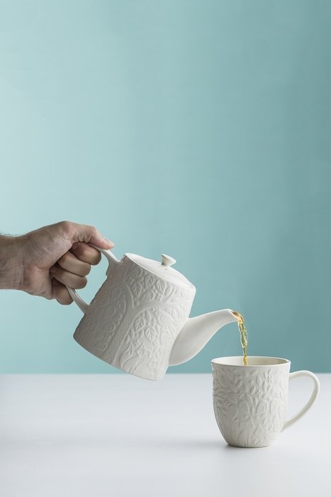 Чайник заварочный In the Forest белого цвета - лучшие Для чая и кофе в INMYROOM