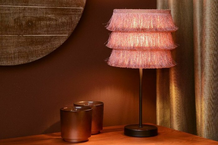 Настольная лампа Extravaganza Togo 10507/81/66 (ткань, цвет розовый) - лучшие Настольные лампы в INMYROOM