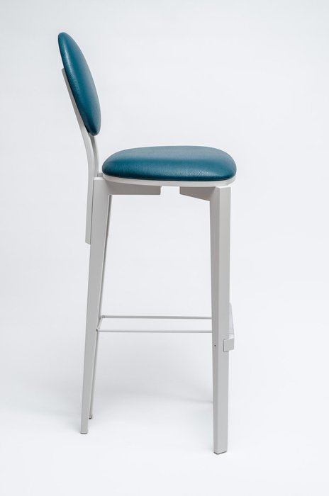 Стул барный Ellipse серо-синего цвета - лучшие Барные стулья в INMYROOM