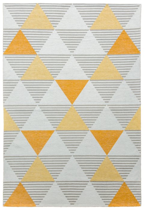 Ковер Venus Fonte Yellow 140х200 бело-желтого цвета