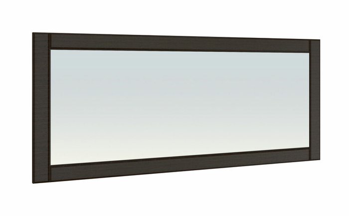 Зеркало настенное Анастасия L  в раме темно-коричневого цвета
