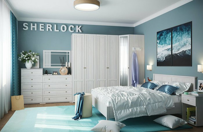 Кровать с ортопедическим основанием из металла Sherlock 120х200 цвета ясень светлый - купить Кровати для спальни по цене 17296.0 Кровать с ортопедическим основанием из металла Sherlock 120х200 цвета ясень светлый - купить Кровати для спальни по цене 17296.0
