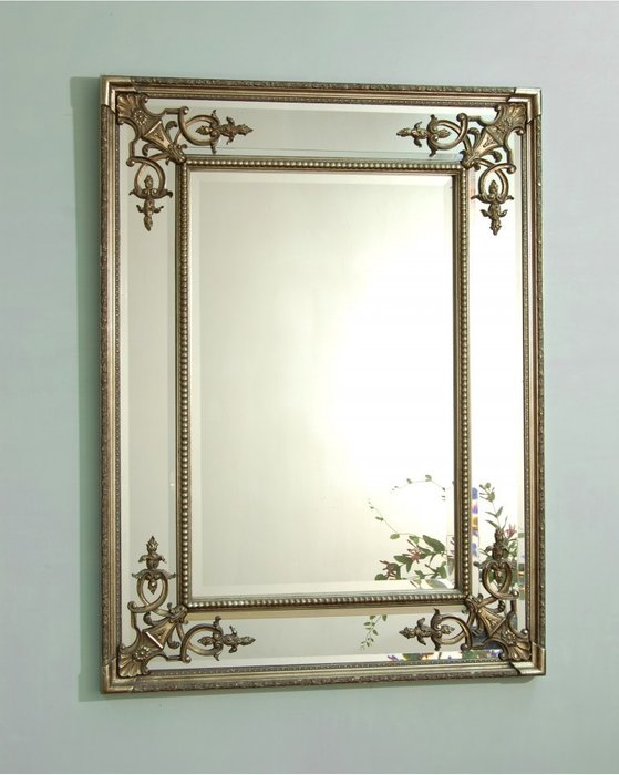 Настенное Зеркало в раме Lord Silver   - лучшие Настенные зеркала в INMYROOM