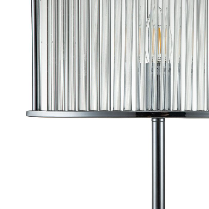 Настольная лампа Indigo Corsetto 12003/1T Chrome V000080 - лучшие Настольные лампы в INMYROOM