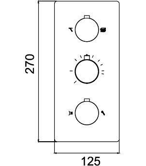 Термостат Shower Panels для душа - лучшие Душевые системы в INMYROOM