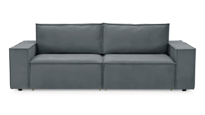 Диван-кровать Оливия темно-серого цвета - купить Прямые диваны по цене 42900.0