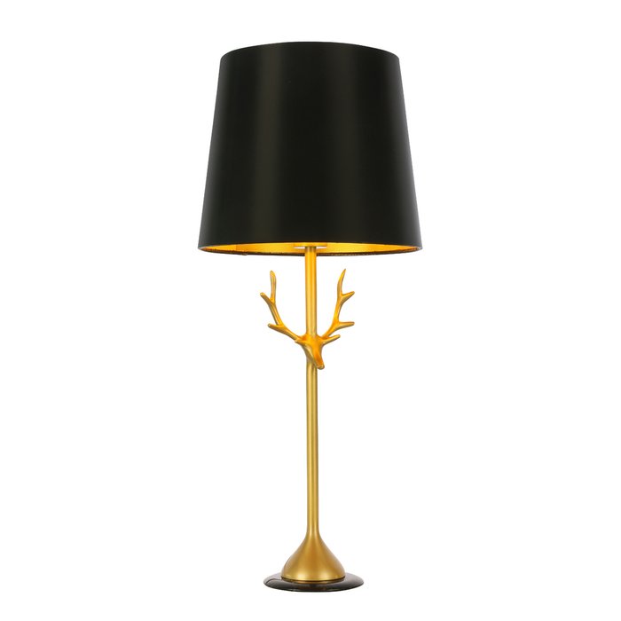 Настольная лампа Velossa с черным абажуром - купить Настольные лампы по цене 13280.0