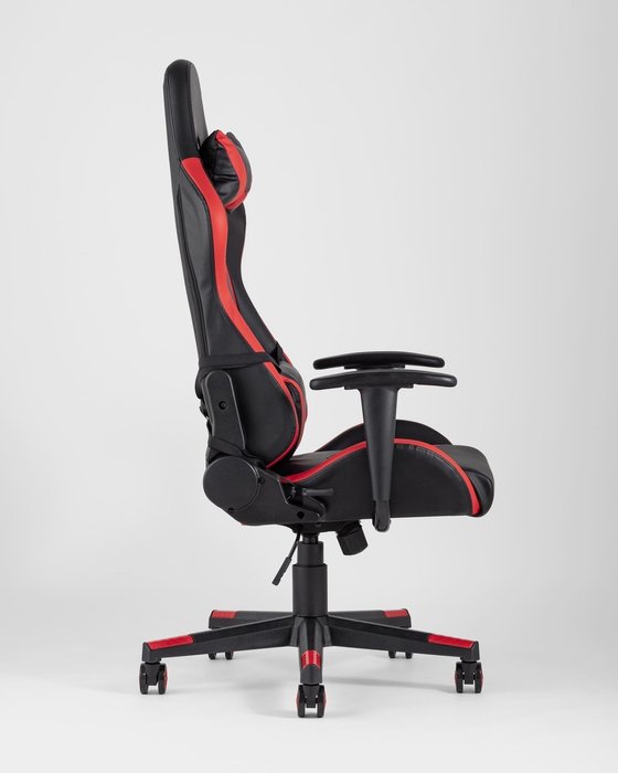 Кресло игровое Top Chairs Gallardo красно-черного цвета - лучшие Офисные кресла в INMYROOM