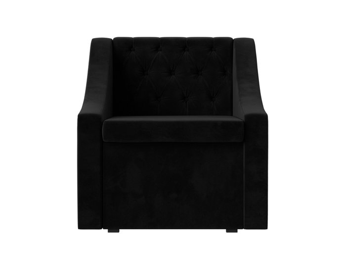 Кресло Мерлин с ящиком черного цвета - купить Интерьерные кресла по цене 22999.0