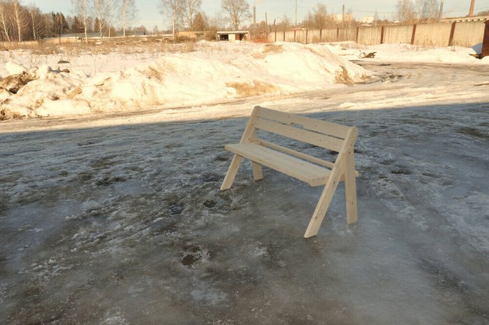 Скамейка усиленная М из массива ели - купить Садовые скамейки по цене 7500.0 Скамейка усиленная М из массива ели - купить Садовые скамейки по цене 7500.0