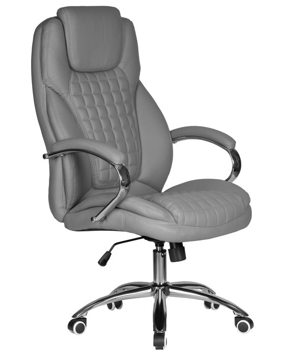 Офисное кресло для руководителей Chester серого цвета - купить Офисные кресла по цене 18410.0
