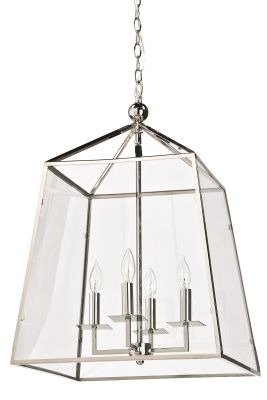 Светильник Metal and Glass Lantern