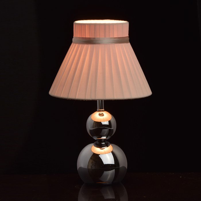Настольная лампа  Тина с бежевым абажуром - купить Подвесные люстры по цене 4930.0