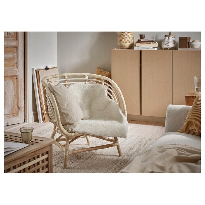 Ковер, белый, 55х85 см - лучшие Ковры в INMYROOM