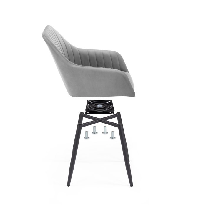 Обеденный стул Слэм темно-серого цвета - купить Обеденные стулья по цене 6400.0