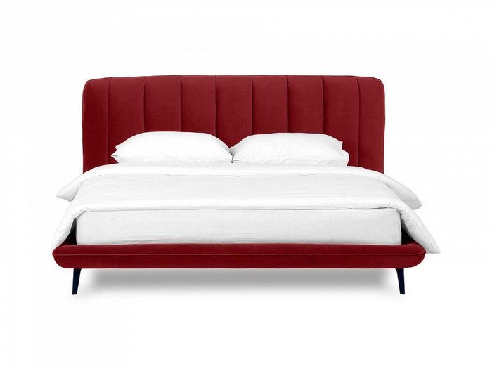 Кровать Amsterdam 180х200 бордового цвета