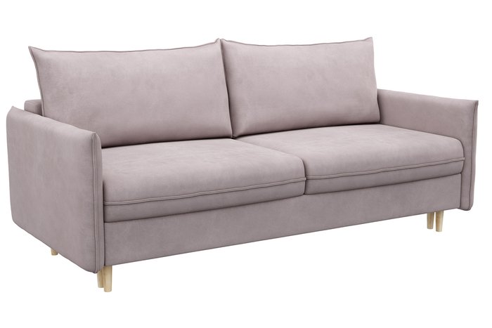 Диван-кровать Сканди розового цвета - купить Прямые диваны по цене 39990.0