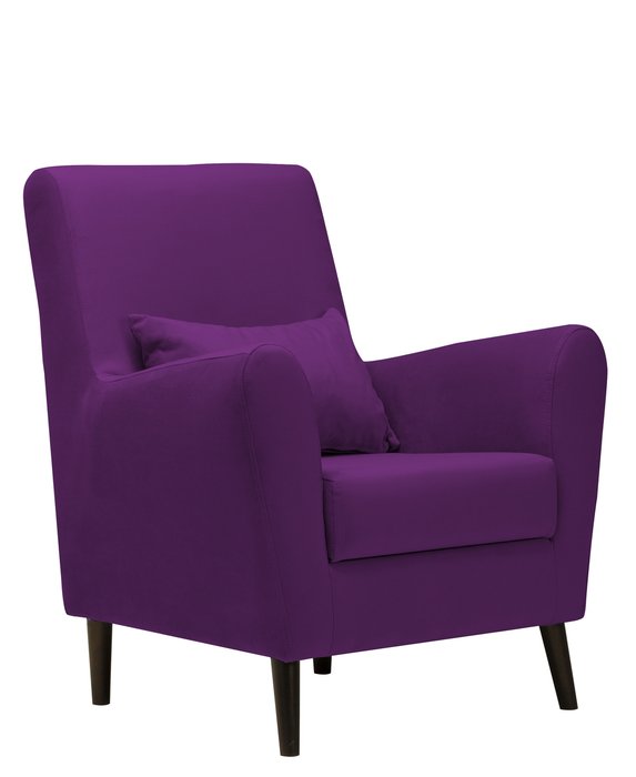 Кресло Либерти фиолетового цвета - купить Интерьерные кресла по цене 11680.0