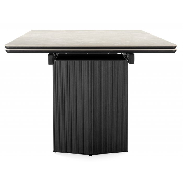 Монерон 200x100 burberry bianco matt / черный - купить Обеденные столы по цене 116790 Монерон 200x100 burberry bianco matt / черный - купить Обеденные столы по цене 116790